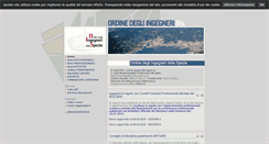 Desktop Screenshot of ordineingegnerilaspezia.it